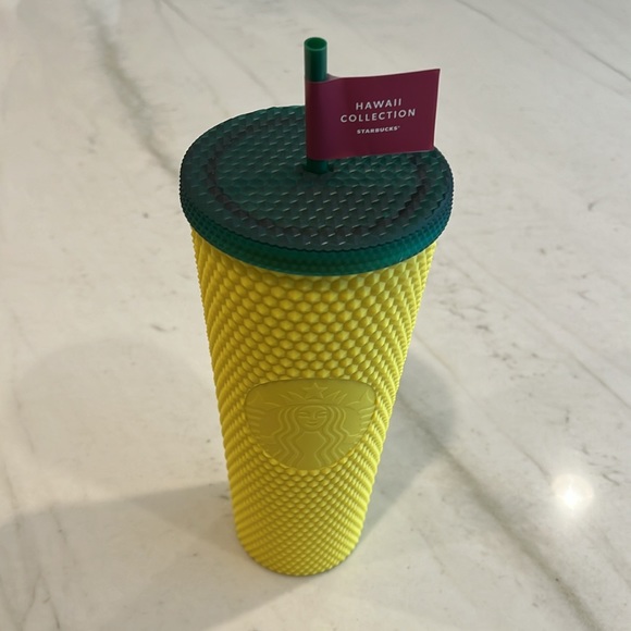 🍍 Starbucks Hawaii Collection - Pineapple yellow studded venti tumbler NWT 🍍 - Picture 2 of 3